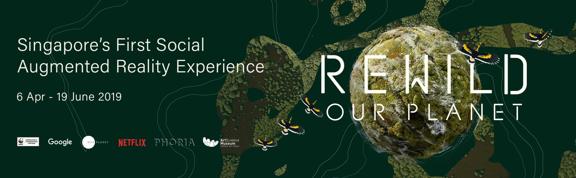 Rewild Our Planet di ArtScience Museum